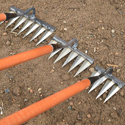 THE STYLE SUTRA® Gardening Hoe Vegetable Plowing Planting Farm for Weeding Garden 5 Tooth